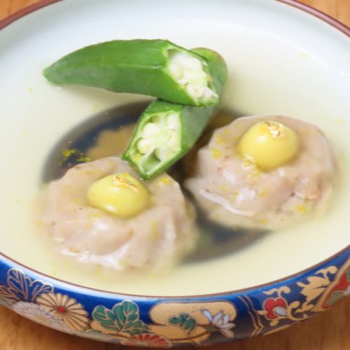 令和の虎でまずいと言われた蓮根饅頭 2つ