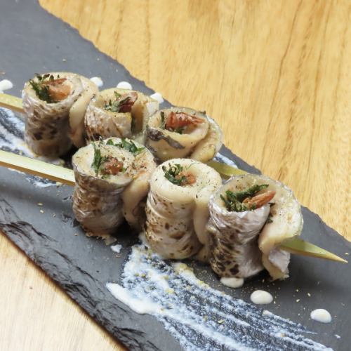 太刀魚の梅紫蘇巻き