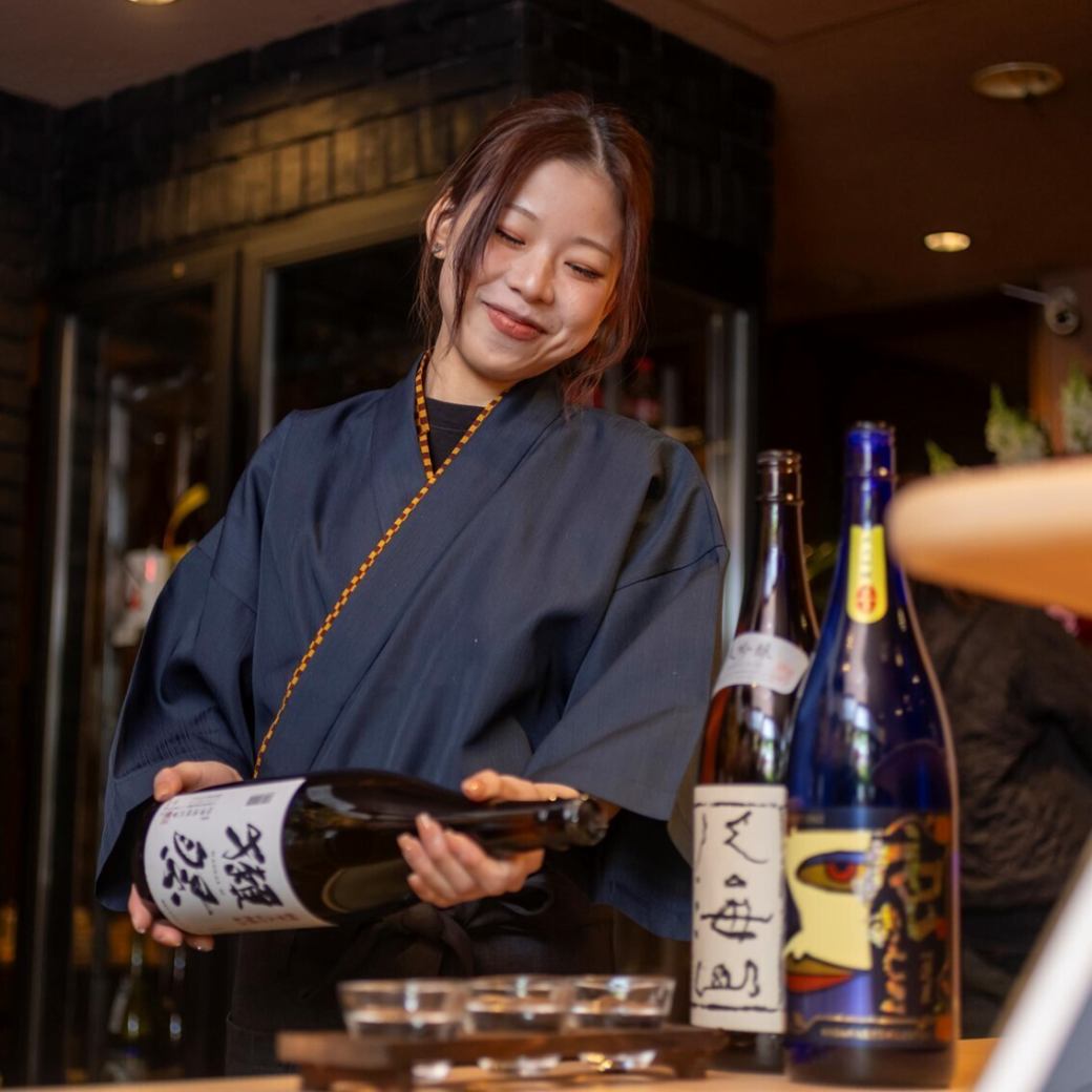 当店の飲み放題は生ビール付きです。