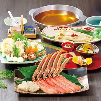 【かにしゃぶ】かにしゃぶセット 上(きしめん)※2名様より