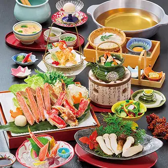 9/1～10/25【かにと松茸フェア】かにと松茸のすき鍋 萩 ～はぎ～