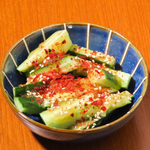 ピリ辛タタキキューリ