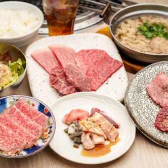 阿波黒牛の焼肉セット　★ソフトドリンク付き