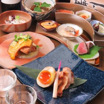 【推薦】山武套餐～120分鐘無限暢飲～8道菜品合計5,500日圓（含稅）