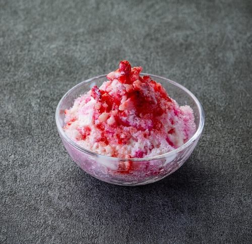 ふわとろかき氷果肉いちご練乳