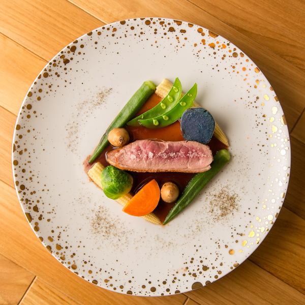 [Duck of duck meat] using French duck meat is a dish that can only be tasted now