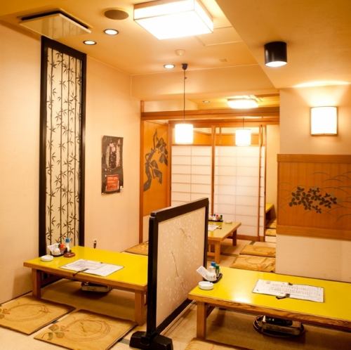 There are 4 to 6 private rooms in Okuzashiki