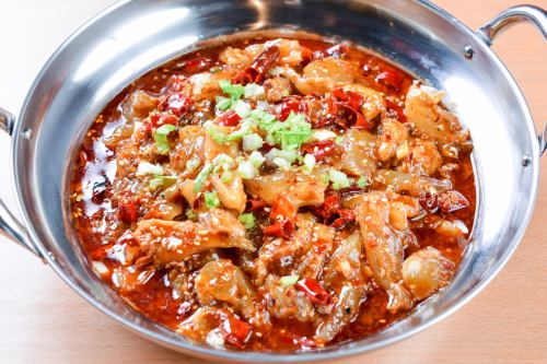 Szechuan-style beef tendon without soup