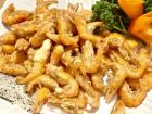 Deep-fried river shrimp