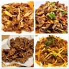 Yanji-style mutton with spicy miso sauce ・Stir-fried lamb with cumin ・Stir-fried lamb with spring onion over high heat ・Xinjiang-style lamb skewers