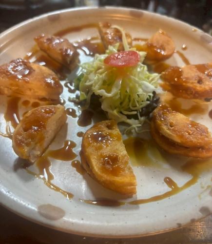 蓮根肉詰め
