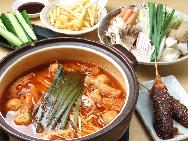 Recommended for women who like spicy food♪ Adjust the spiciness of the hot pot to your liking!