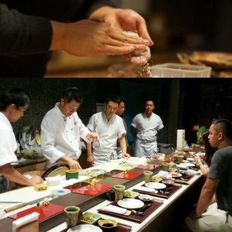 極致奢華...【櫃檯懷石料理】（需預約）8道菜11,000日元