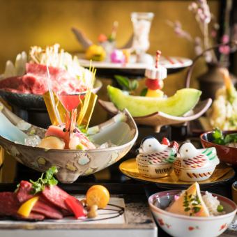 [慶祝]友禪的慶祝懷石料理[湯] 9,350日元