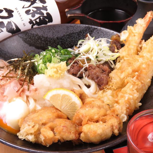 出汁・麺・お肉・・天ぷらが全部旨い！【豊力御馳走】　