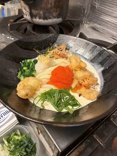 海老めんたいクリームぶっかけ
