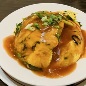 蓬松的韭菜和鸡蛋