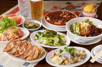 【150分飲み放題(Aプラン)】牡蠣麻婆豆腐など全8品！贅沢中華コース◇4500円(税込)