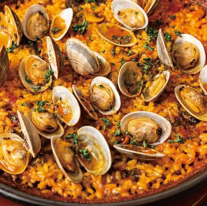 アサリのバスクパエリア　Mサイズ（2人分）