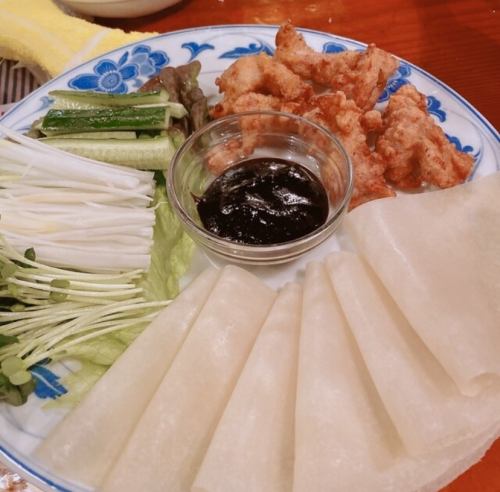 若鶏の北京ダック風