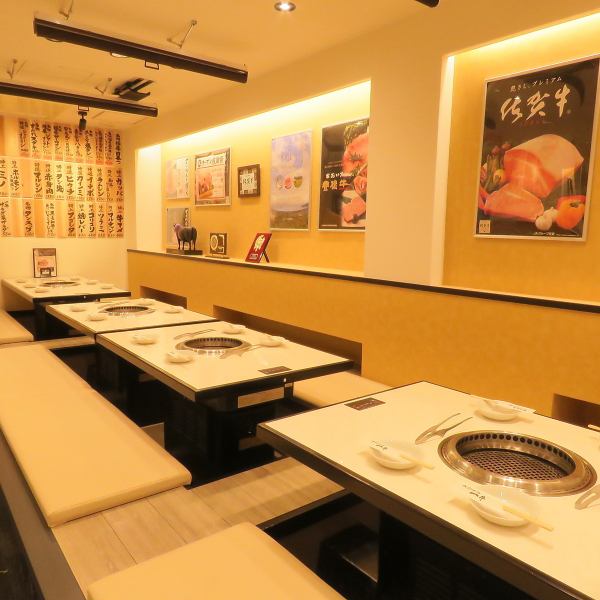【宴会最大40名様】会社の宴会や学生サークルの集まりなど大人数でのご予約お待ちしております!みんなで焼肉食べ放題♪デート・女子会・合コンにもおすすめ!和風の席で落ち着いてお楽しみ頂けます!掘りごたつ席でゆったり寛ぎながら宴会をお楽しみ頂けます!#心斎橋 #難波 #なんば #焼肉 #寿司 #肉寿司 #ステーキ