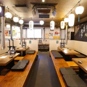 We have tatami seating for six people!