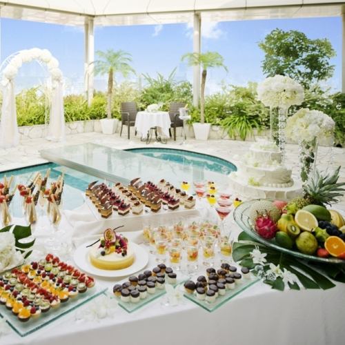 Popular dessert buffet