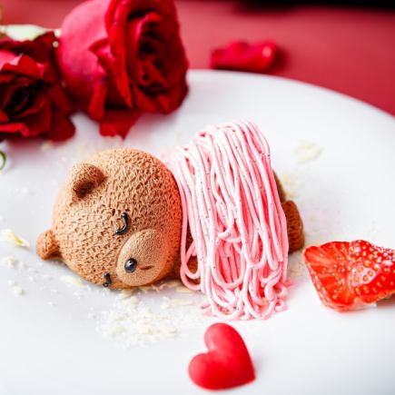 1/10~ [Limited to 10 people per day] Berry & Berry! Strawberry Afternoon Tea with your favorite bear