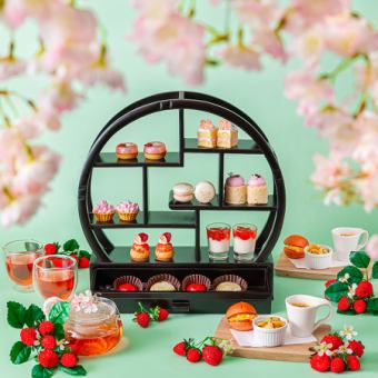 【さくら×AfternoonTea】春爛漫の桜アフタヌーン+カフェフリー