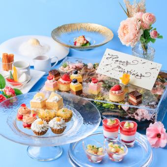 Summer Limited Edition: Peach & Blossom Summer Afternoon Tea + Free Coffee + Flower Plate