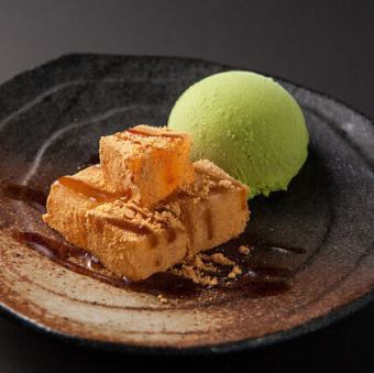 Warabimochi Matcha Ice Cream