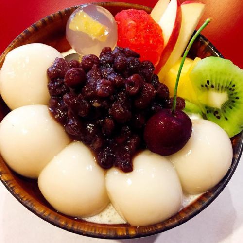 白玉フルーツあんみつ