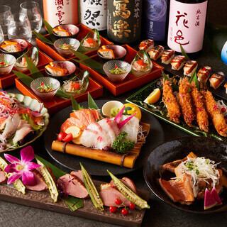 【雪華(せっか)コース】(6,000円税込・2時間飲み放題付き/個室で贅沢なひとときを