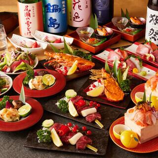 11月から【宝珠(ほうじゅ)コース】(11,000円税込・2時間飲み放題付き/個室で贅沢なひとときを