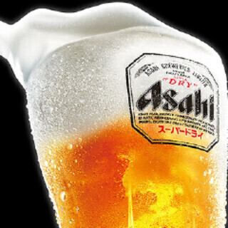 2時間飲み放題[生ビール(スーパードライ)・黒霧島・豪快・ホッピーセット・紹興酒付き]延長可能