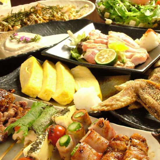 美味しい焼き鳥はいかが？！炭火でじっくり焼き上げた地鶏を是非
