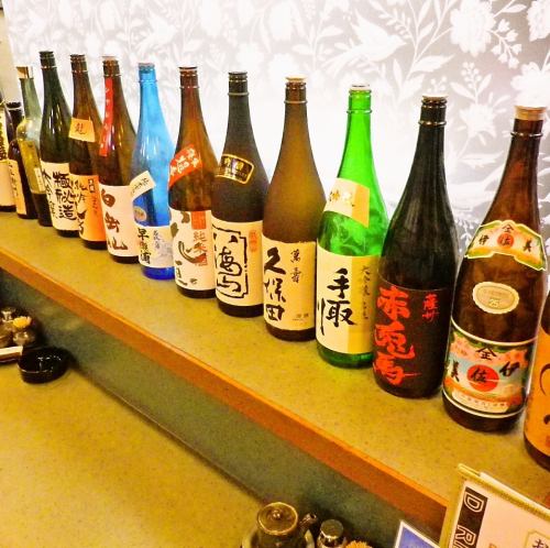 Rich in sake and shochu