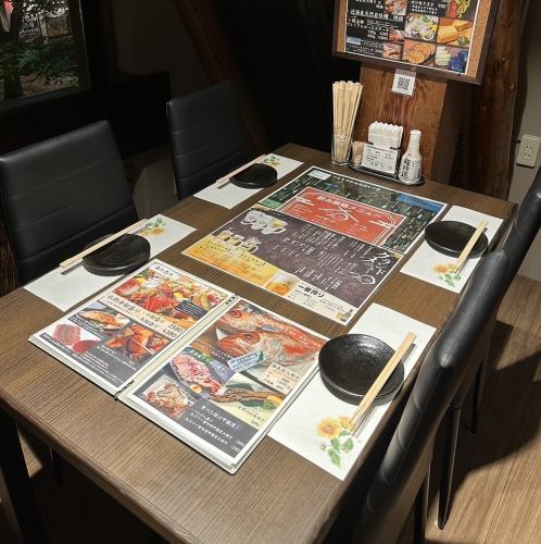 落ち着いた空間でおもてなしを