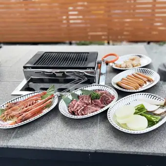 【夏限定！テラス席でBBQ！】1人前セット3000円(税込)