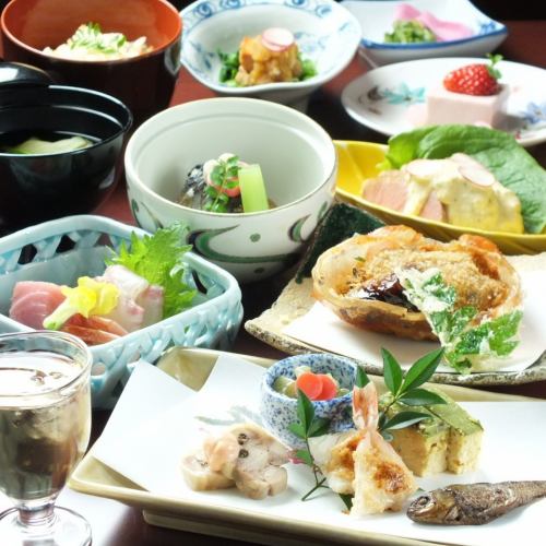 [Recommended for welcoming and farewell parties] Monthly special course meal "Kawakyu Gozen" (private room banquet for 5 or more people with free drinks is 9,075 yen (tax and service charge included)