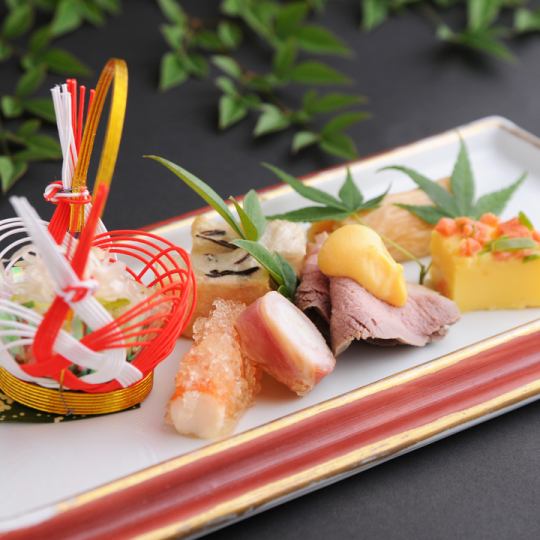 [Plum Kaiseki] 13 dishes 9,680 yen (tax included)