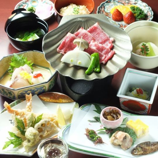 [Special price 10% OFF] Kamikawaku Gozen 11 dishes 7840 yen / All-you-can-drink included for 4 people ~ 120 minutes + 2420 yen *10% service charge included