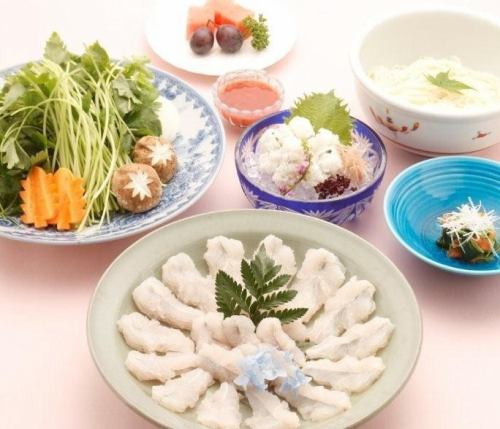 [怀石料理]Hamosuki Nabe套餐（4月至9月）