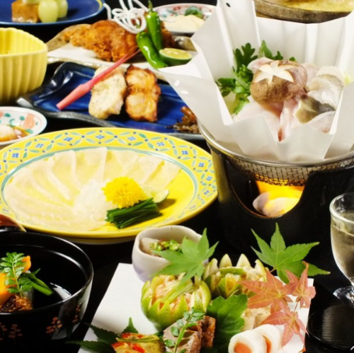 Fugu Kaiseki Course! Limited time offer from October to March *Reservation required