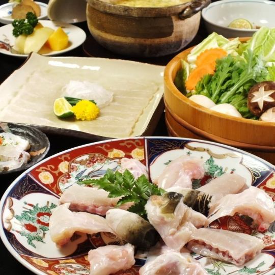 [Seasonal Limited Edition] Tetchiri Course, 6 dishes, 16,500 yen (tax included) *Reservation required