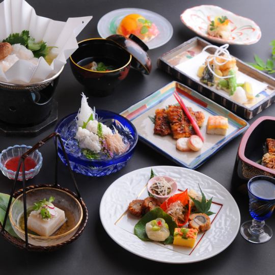 【季節限定】鱧会席11品　12100円（税込）