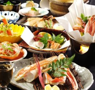 蟹肉懷石料理（十月至三月）