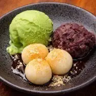 抹茶白玉アイス Matcha Ice Cream with Shiratama Mochi