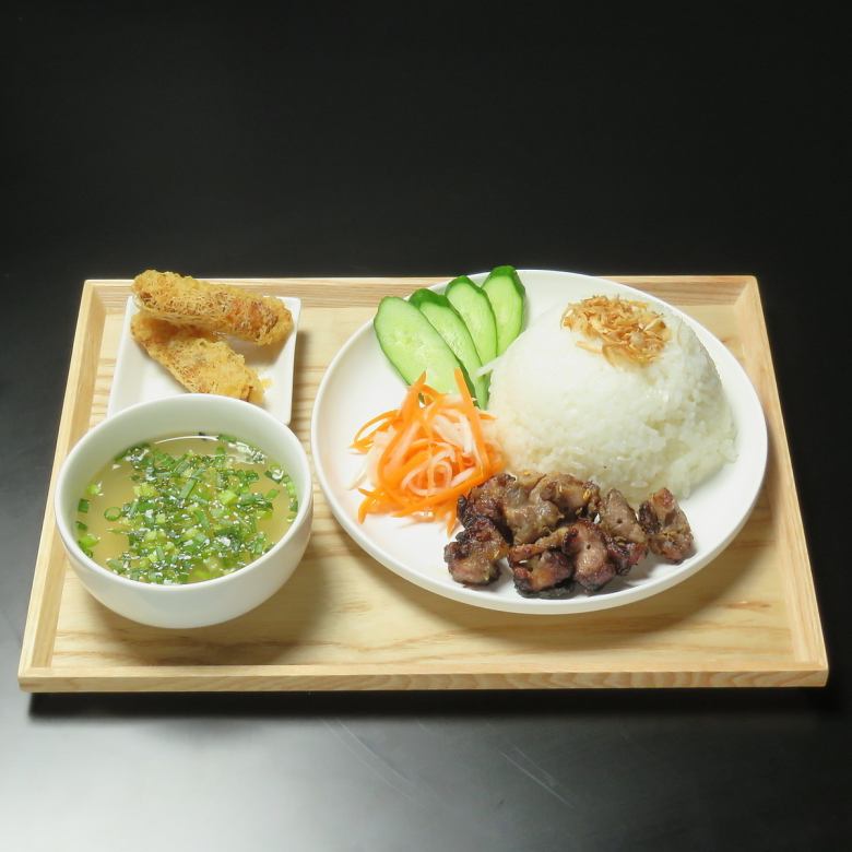 焼き豚のせご飯