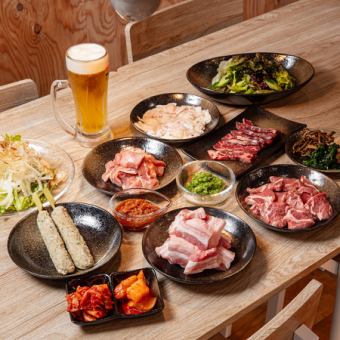 【享用各种饮品的豪华方案】3,300日元（含税）无限畅饮套餐